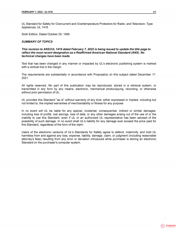 UL 1416 PDF UL 1416 PDF